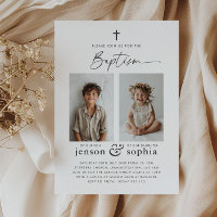 Bautismo conjunto 2 Invitación a la fotografía
