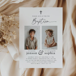 Bautismo conjunto 2 Invitación a la fotografía