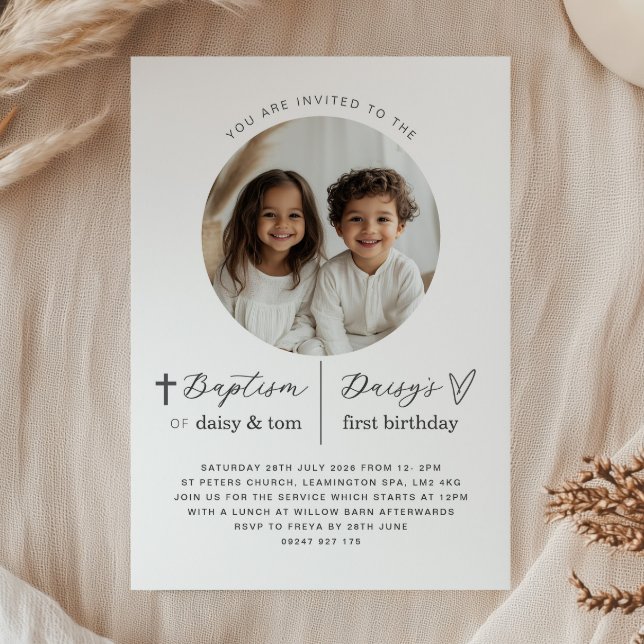 Bautismo conjunto y primera invitación a la fotogr (Subido por el creador)