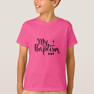 Bautismo de camisetas para niños