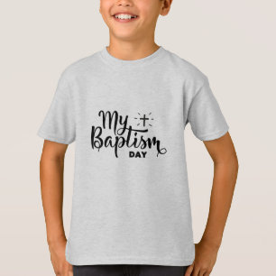 Bautismo de camisetas para niños