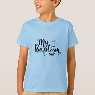Bautismo de camisetas para niños