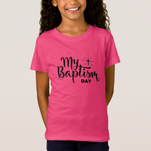 Bautismo de camisetas para niños