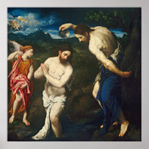 Bautismo de Cristo - Póster de Arte Fino Paris Bor
