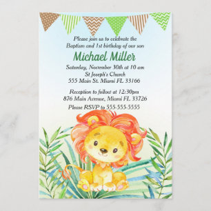 Bautismo de Cub de león y 1ra invitación del
