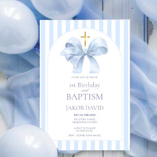 Bautismo de franja azul y primera invitación de cu