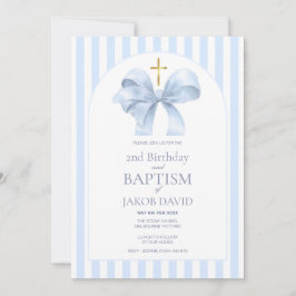 Bautismo de franja azul y segunda invitación de cu