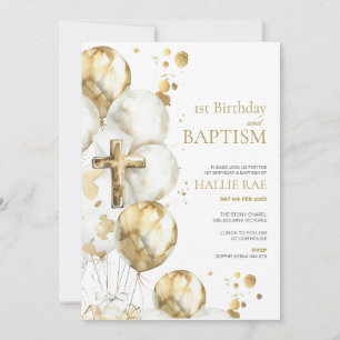 Bautismo de oro e invitación a cumplir un primer c