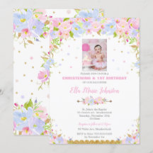 Bautismo floral y primera invitación a fiesta de c