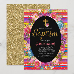 Bautismo Invitación a la Fiesta Mexicana