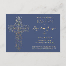 Bautismo, Invitación a la Navidad, Invitación cruz