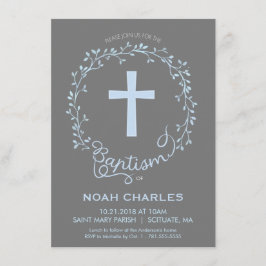 Bautismo, invitación del bautizo - el bebé invita