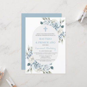 Bautismo Invitación española para bebé