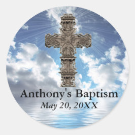 Bautismo personalizado con Pegatinas Inspiradores 