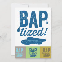 ¡Bautizado! Invitaciones