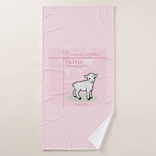 Bautizo de la Nieta Rosa Nombre y Fecha de la Niña