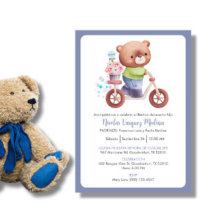 Bautizo Invitación Para Los Chicos Bautismo Alegre