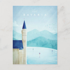 Bavaria Vintage Poster de Viajes - Postal de Arte