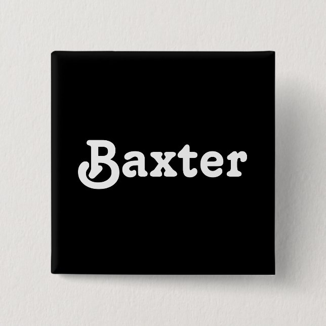 Baxter de botón (Anverso)