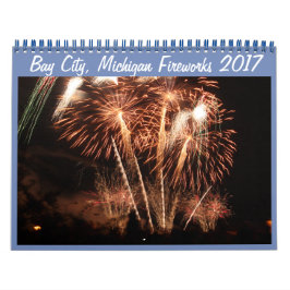 Bay City, Michigan Fireworks (2017) Calendario 201