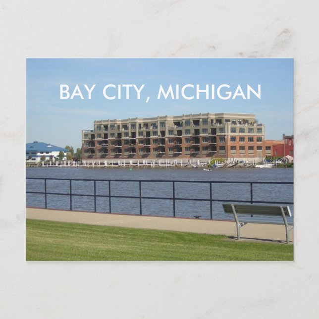 BAY CITY, TARJETA DE ENTRADA MICHIGAN (Anverso)