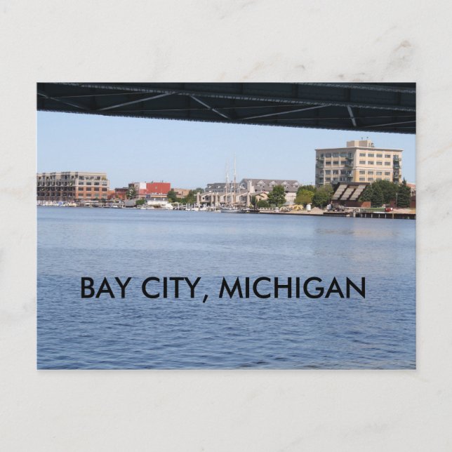 BAY CITY, TARJETA DE ENTRADA MICHIGAN (Anverso)