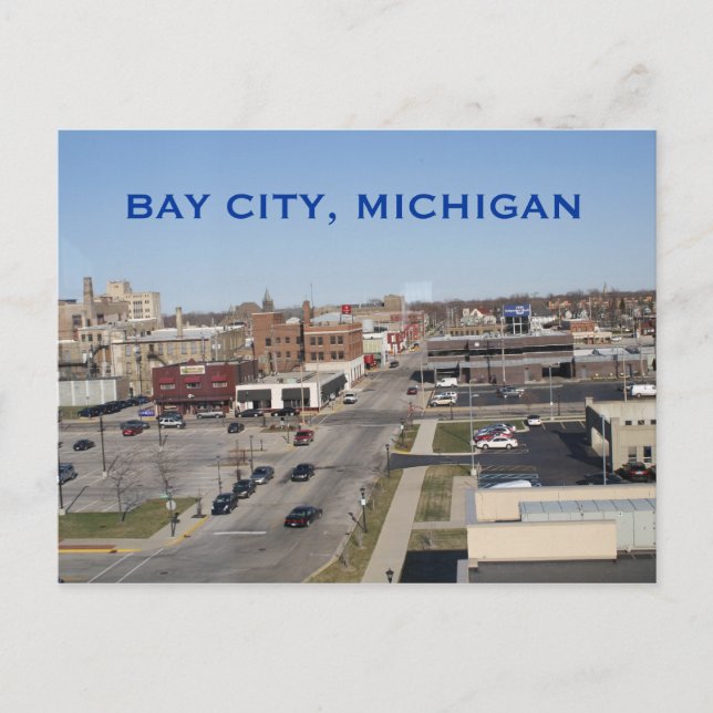 BAY CITY, TARJETA DE ENTRADA MICHIGAN (Anverso)