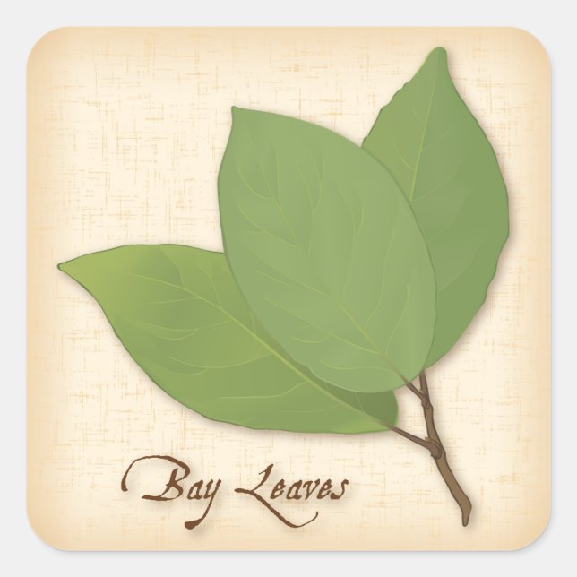 Bay deja Pegatina cuadrado (Anverso)