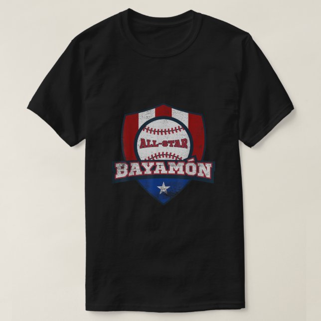 Bayamon Puerto Rico Camisa Mundo Puertorriqueño PR (Diseño del anverso)