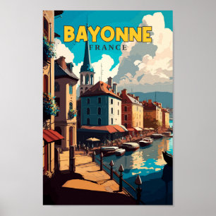 Bayonne France Viajes Arte Vintage