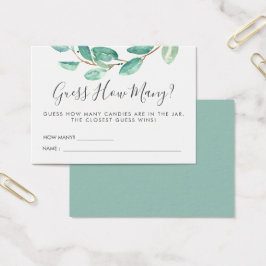 Bayou Botanicals Baby Shower | Juego de adivinanza