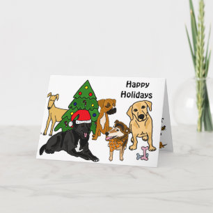 BB- Tarjeta de vacaciones para perros de rescate