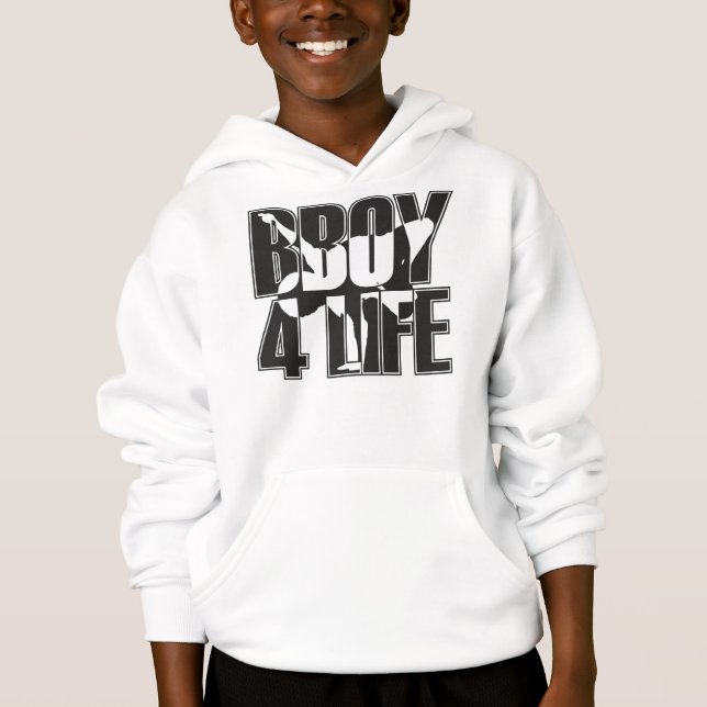 BBOY embroma sudadera con capucha (Anverso)