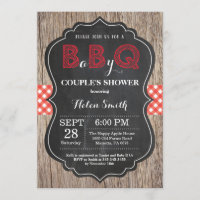 BBQ Baby Shower Invitación Bebé Q Bash Backyard