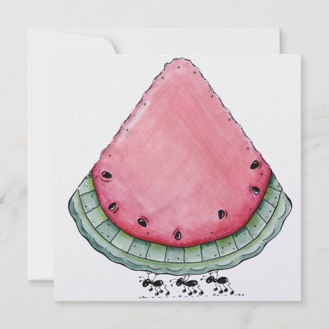 BBQ / Cookout / Invitación de picnic por SRF (Anverso)