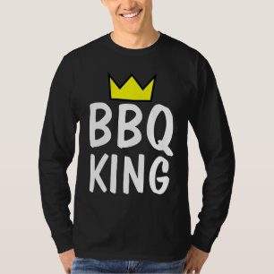 BBQ KING Camisetas divertidas de los hombres