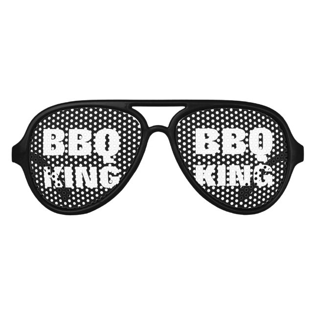 BBQ King fiesta | Gafas de sol para cocinero (Anverso)