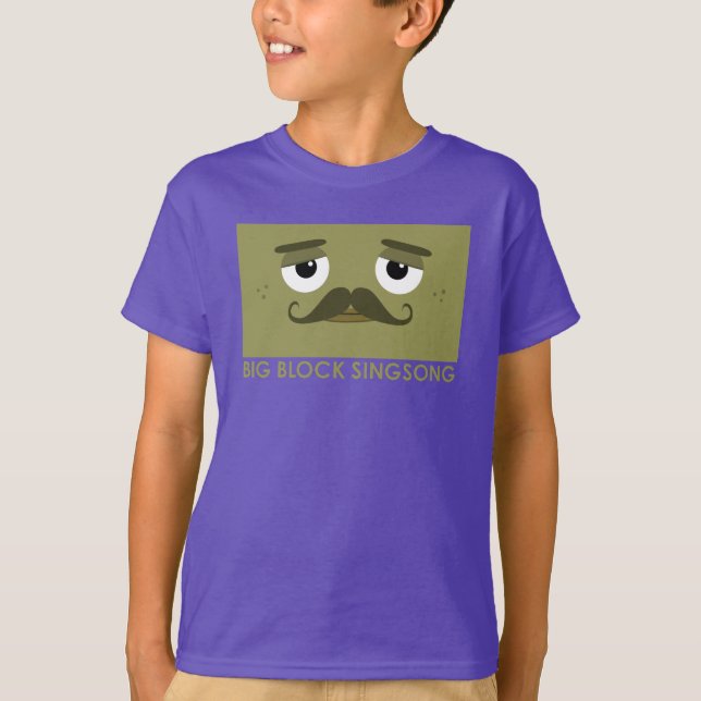 BBSS Moustachios #2 camiseta de niños (Anverso)