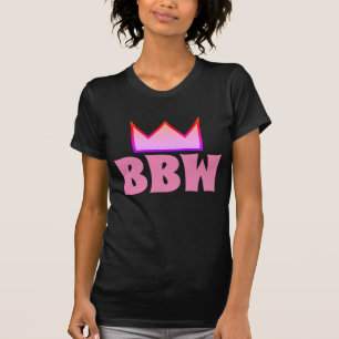 BBW GRANDES Y HERMOSA MUJER CAMISETAS