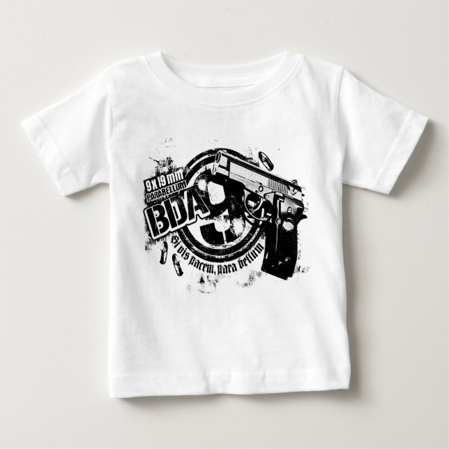 BDA 9 Camiseta Romper Bebé (Anverso)