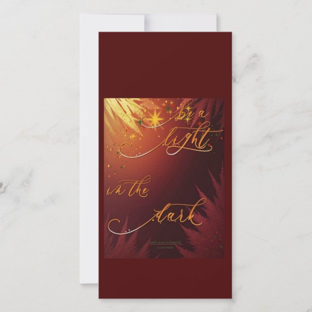 Be A Light Bordeaux Mel Mae Schmidt Stationery (Anverso)