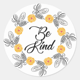 Be Kind Bumblebee Pegatina
