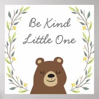 Be Kind - Decoración artística de guardería