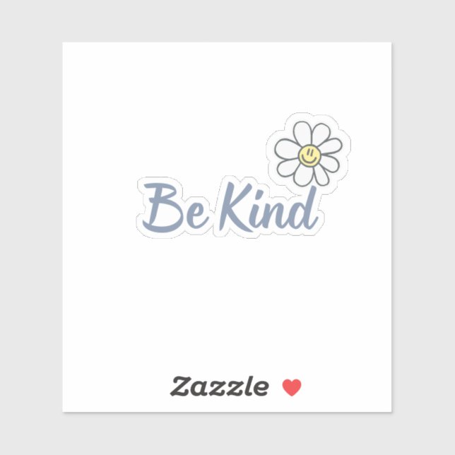 Be Kind Flower Vinyl Pegatina (Hoja)