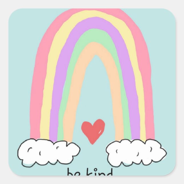 Be Kind Pegatina (Anverso)