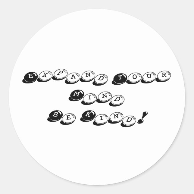 Be Kind Pegatinas (Anverso)