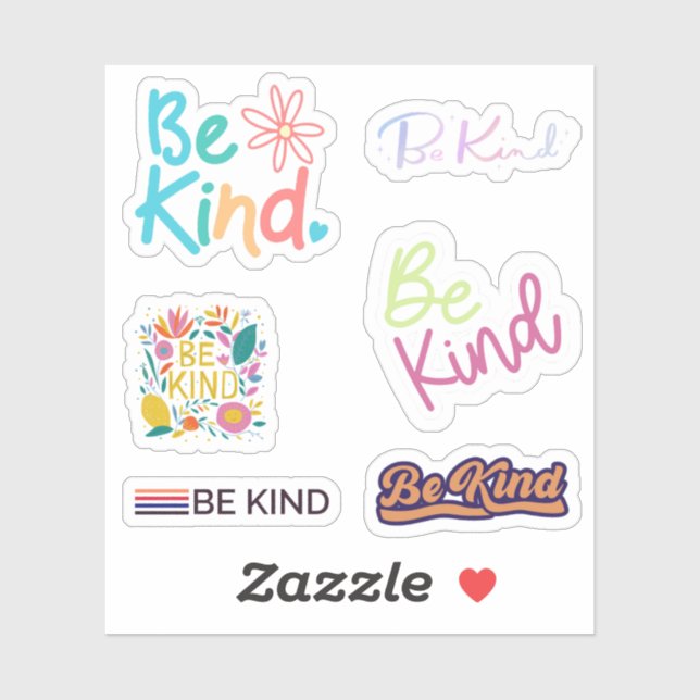 Be Kind Pegatinas (Hoja)