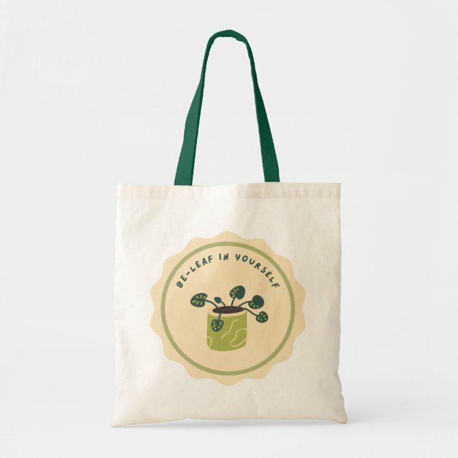 Be - Leaf En Tu Propia Bolsa Tote (Frente)