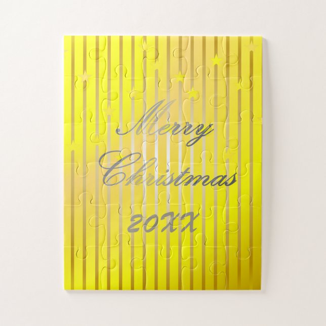 Be Merry and Shine Bright Puzzle (Vertical)