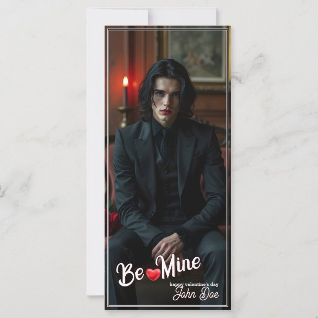 Be Mine – Dark Romantic Valentine Portrait Art (Anverso)